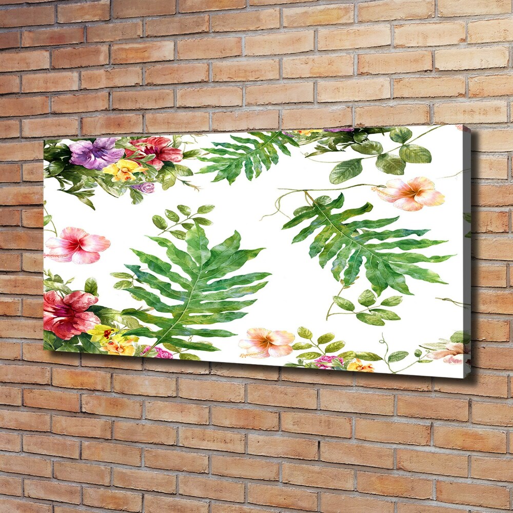 Tableau sur toile Design floral