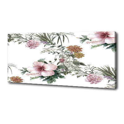 Tableau toile imprimée Design floral