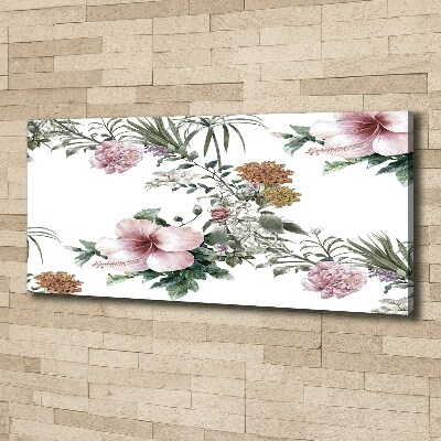 Tableau toile imprimée Design floral