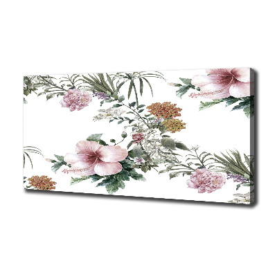 Tableau toile imprimée Design floral