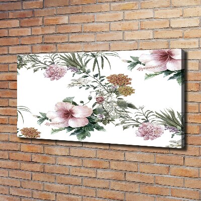 Tableau toile imprimée Design floral