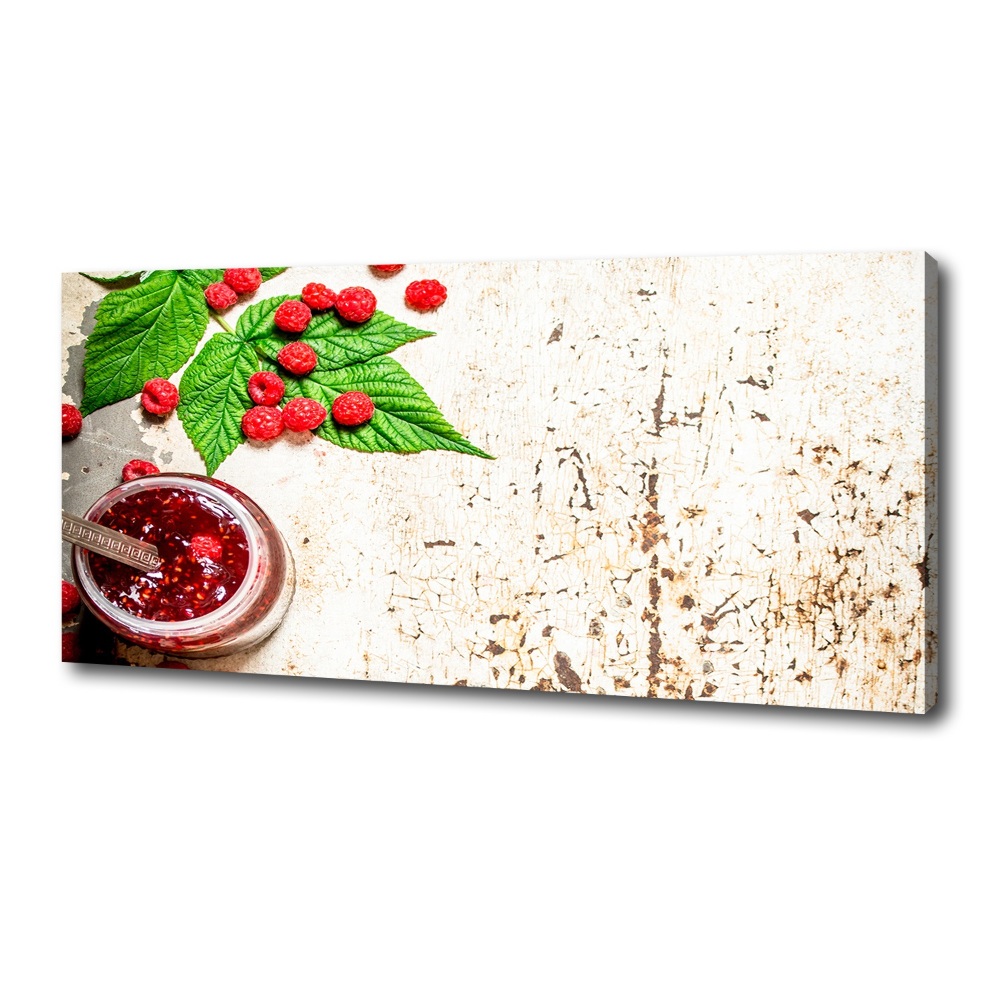 Tableau photo sur toile Confiture de framboises