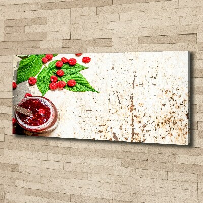 Tableau photo sur toile Confiture de framboises