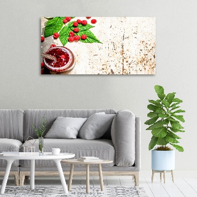 Tableau photo sur toile Confiture de framboises