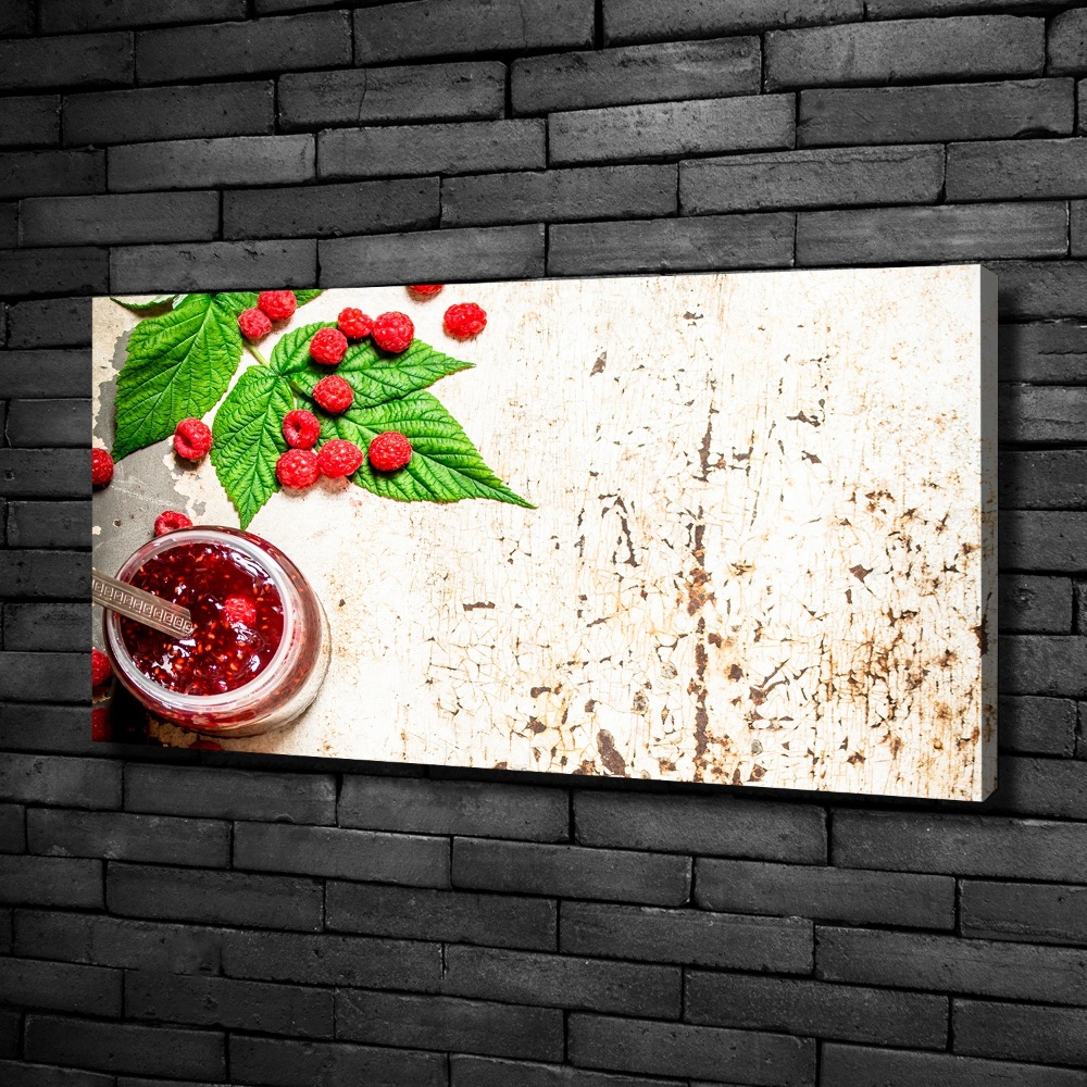 Tableau photo sur toile Confiture de framboises