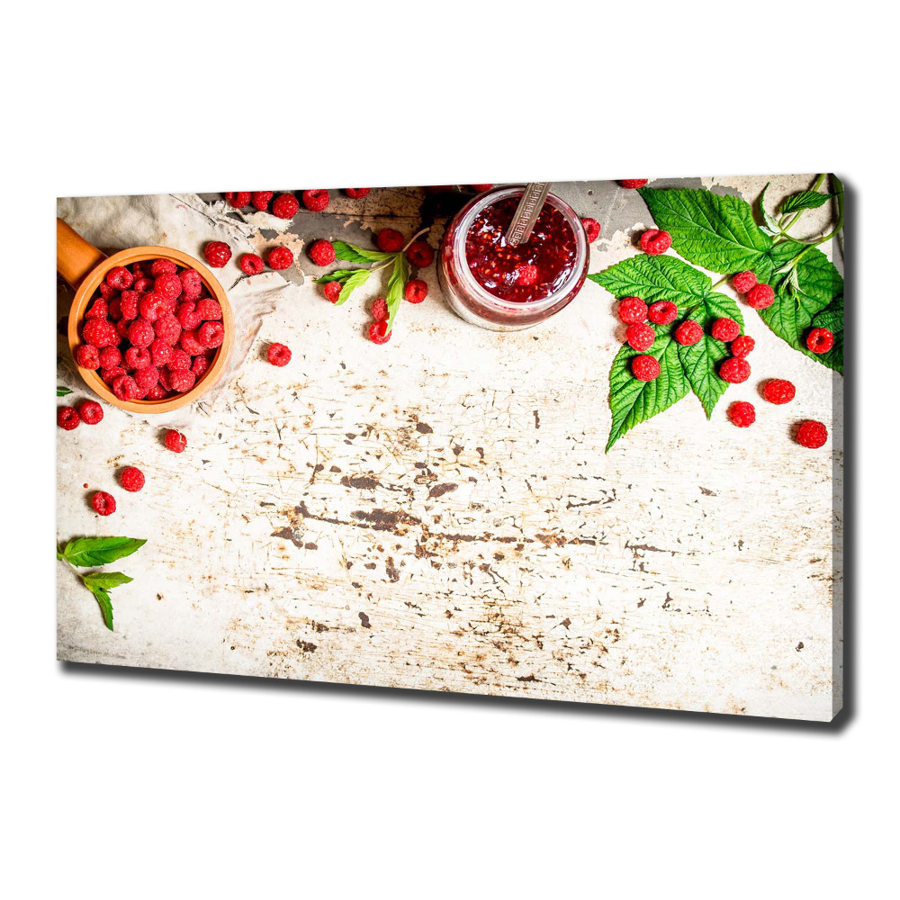 Tableau photo sur toile Confiture de framboises