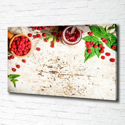 Tableau photo sur toile Confiture de framboises