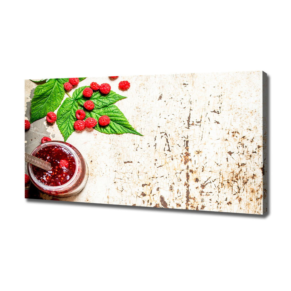 Tableau photo sur toile Confiture de framboises