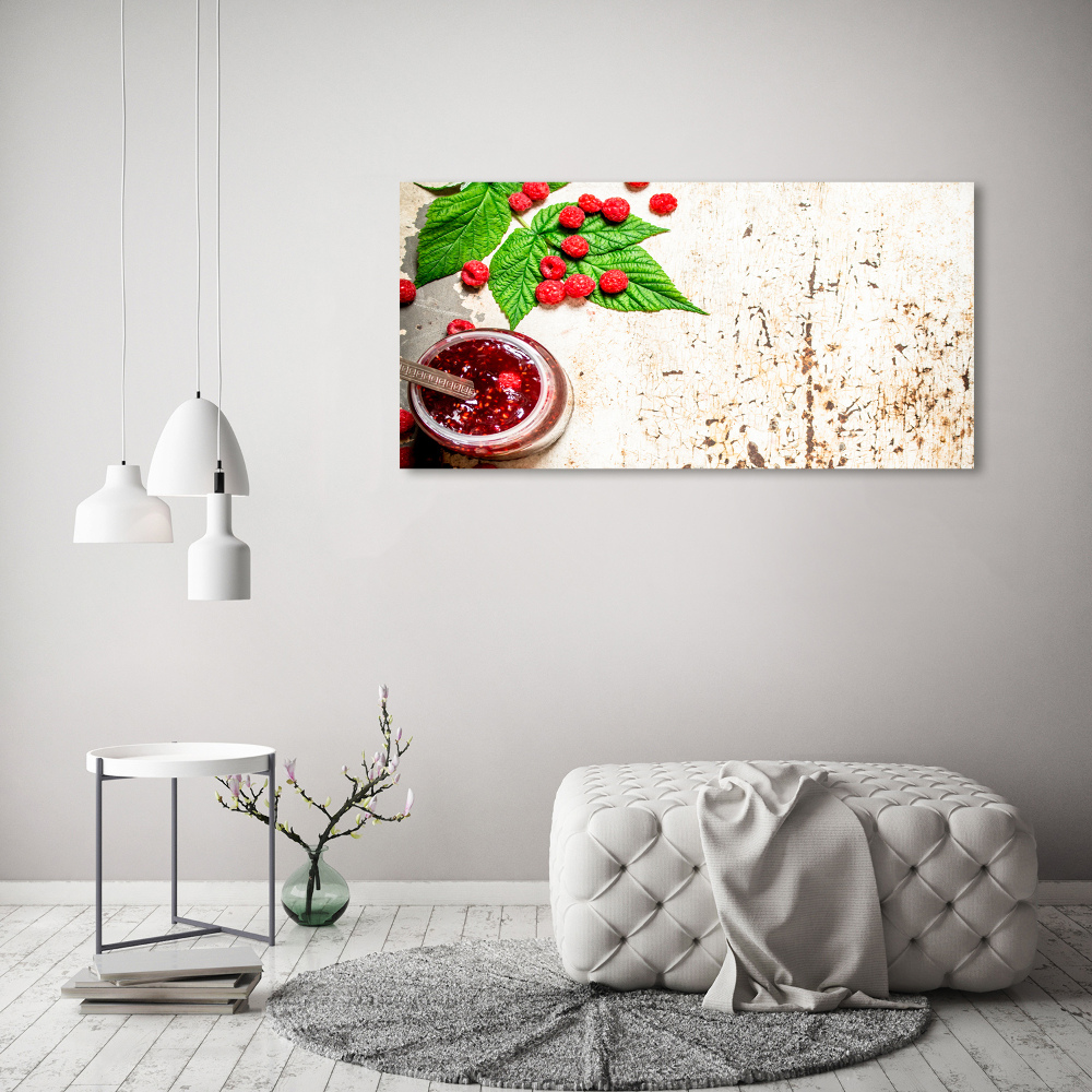 Tableau photo sur toile Confiture de framboises