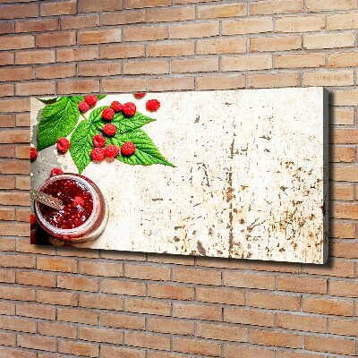 Tableau photo sur toile Confiture de framboises