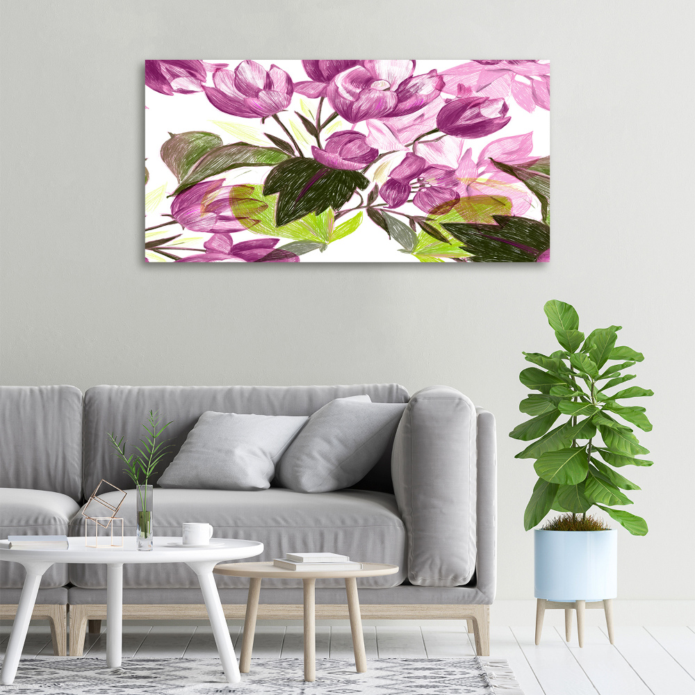 Tableau sur toile Motifs floraux