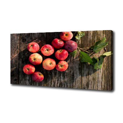 Tableau photo sur toile Pommes sur la table