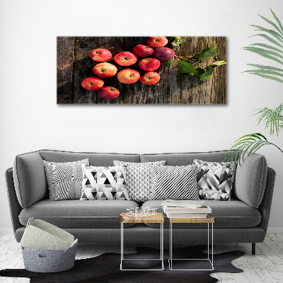 Tableau photo sur toile Pommes sur la table