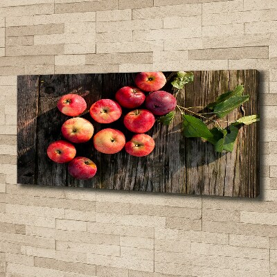 Tableau photo sur toile Pommes sur la table