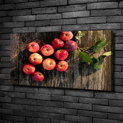 Tableau photo sur toile Pommes sur la table