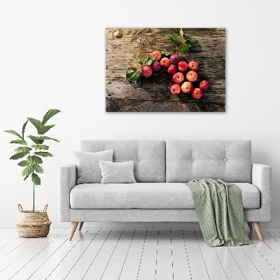 Tableau photo sur toile Pommes sur la table