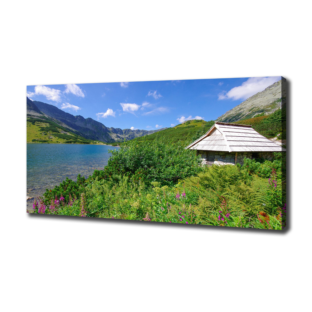 Tableau photo sur toile Chalet dans les Tatras