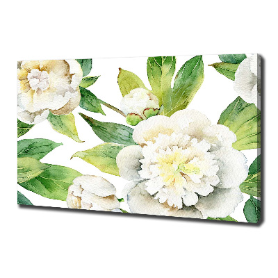 Tableau imprimé sur toile Pivoines