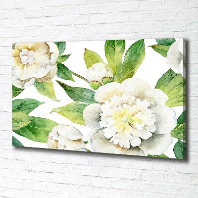 Tableau imprimé sur toile Pivoines