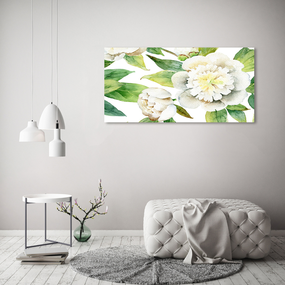 Tableau imprimé sur toile Pivoines