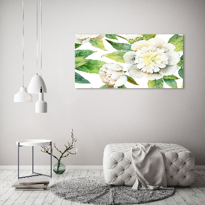 Tableau imprimé sur toile Pivoines