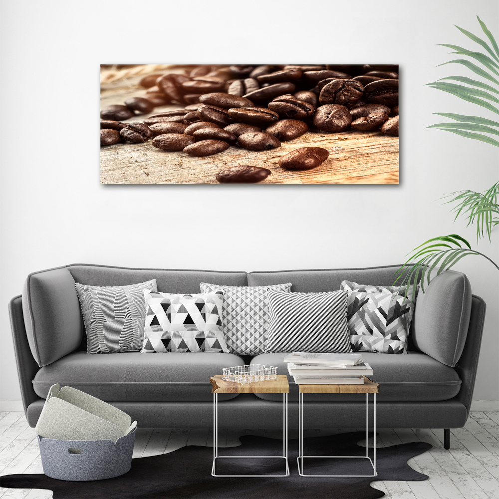 Tableau toile imprimée Grains de café