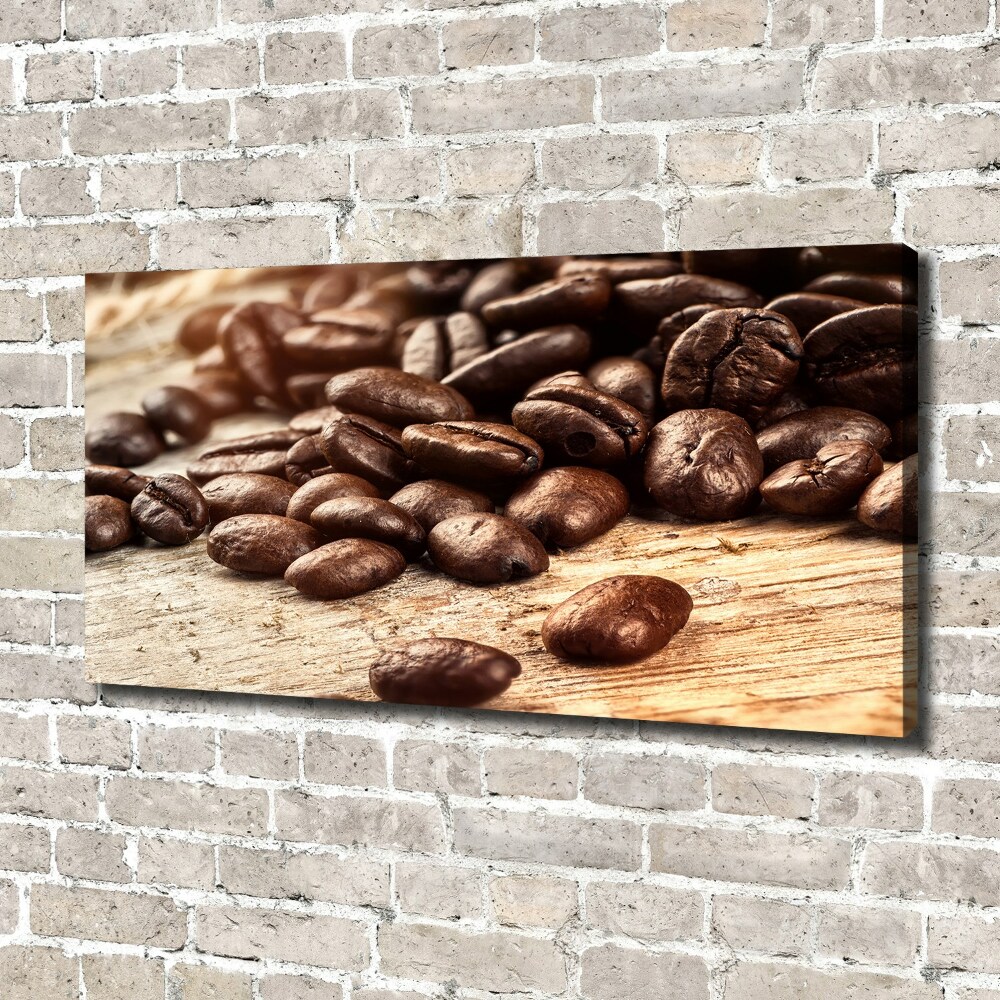 Tableau toile imprimée Grains de café