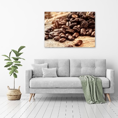 Tableau toile imprimée Grains de café