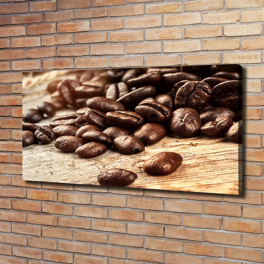 Tableau toile imprimée Grains de café