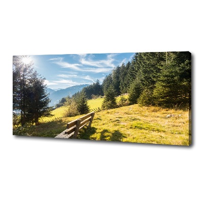 Tableau mural sur toile Automne en montagne