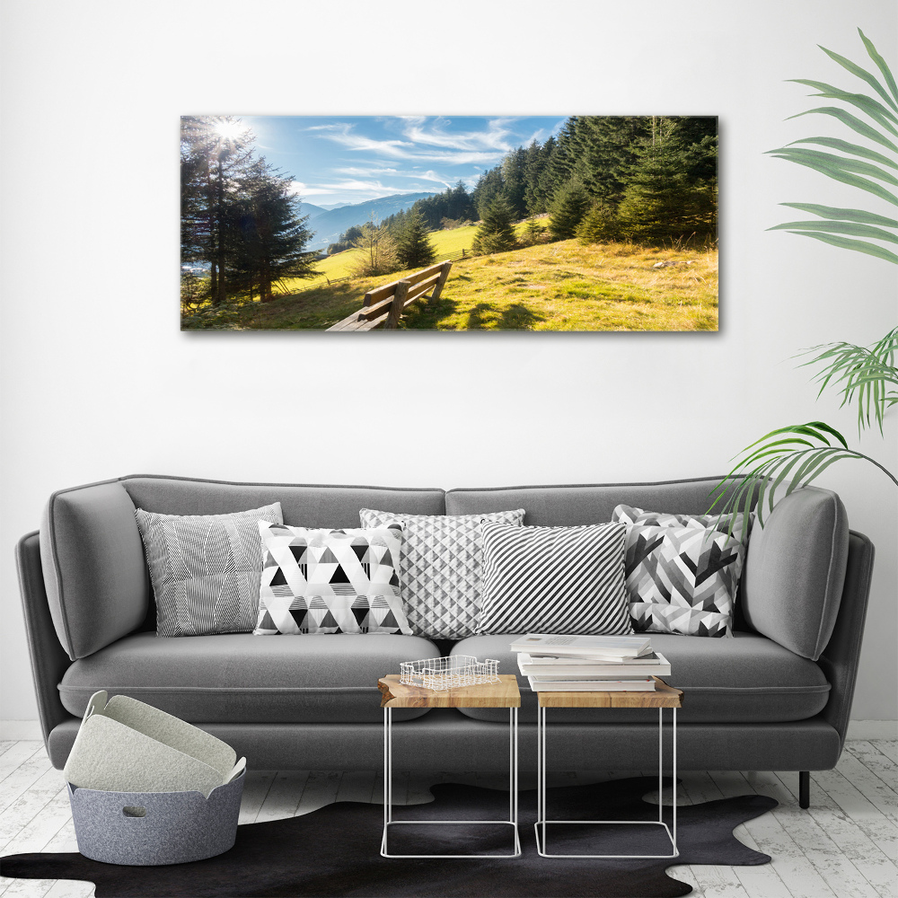 Tableau mural sur toile Automne en montagne