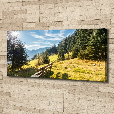 Tableau mural sur toile Automne en montagne