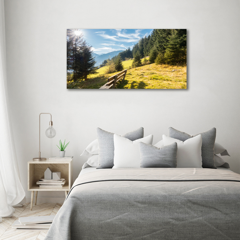 Tableau mural sur toile Automne en montagne