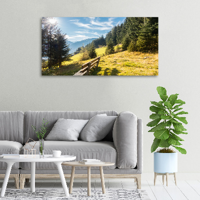 Tableau mural sur toile Automne en montagne