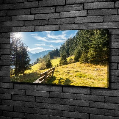 Tableau mural sur toile Automne en montagne