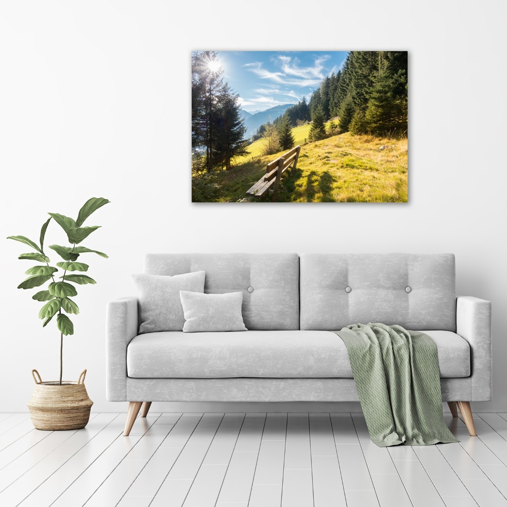 Tableau mural sur toile Automne en montagne