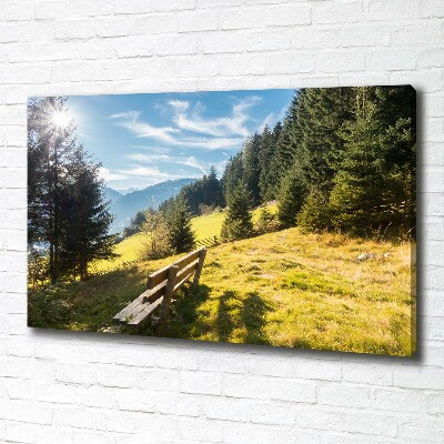 Tableau mural sur toile Automne en montagne