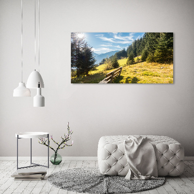 Tableau mural sur toile Automne en montagne