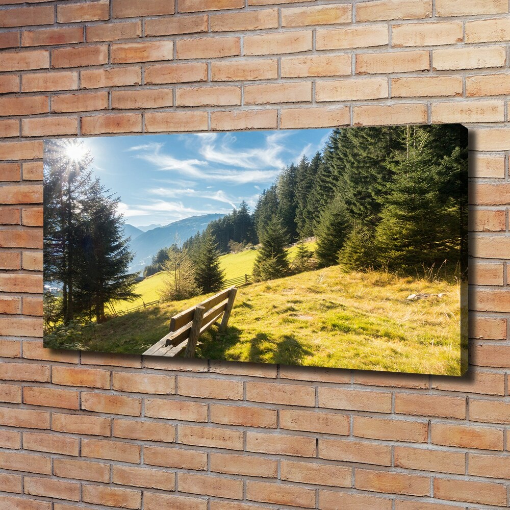 Tableau mural sur toile Automne en montagne