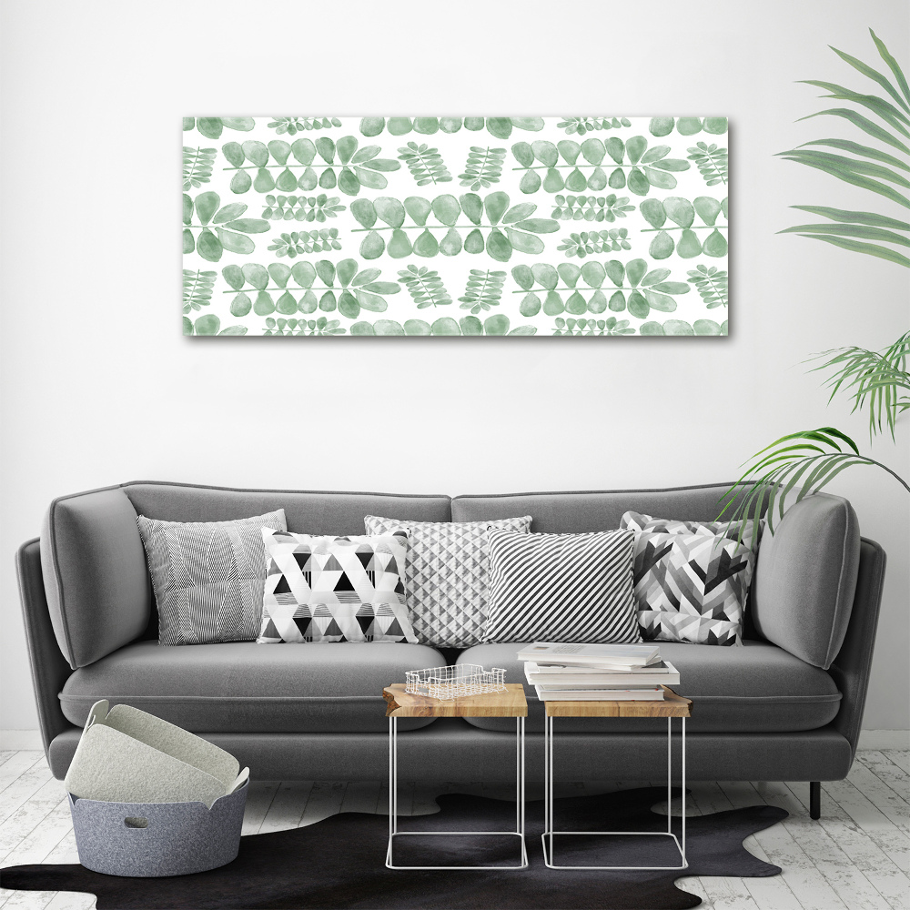 Tableau mural sur toile Feuilles vertes