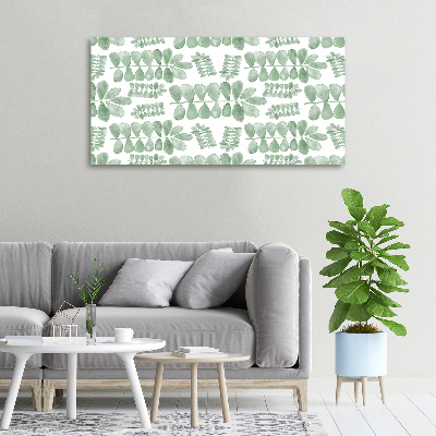 Tableau mural sur toile Feuilles vertes