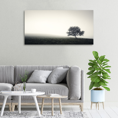 Tableau toile imprimée Arbre solitaire