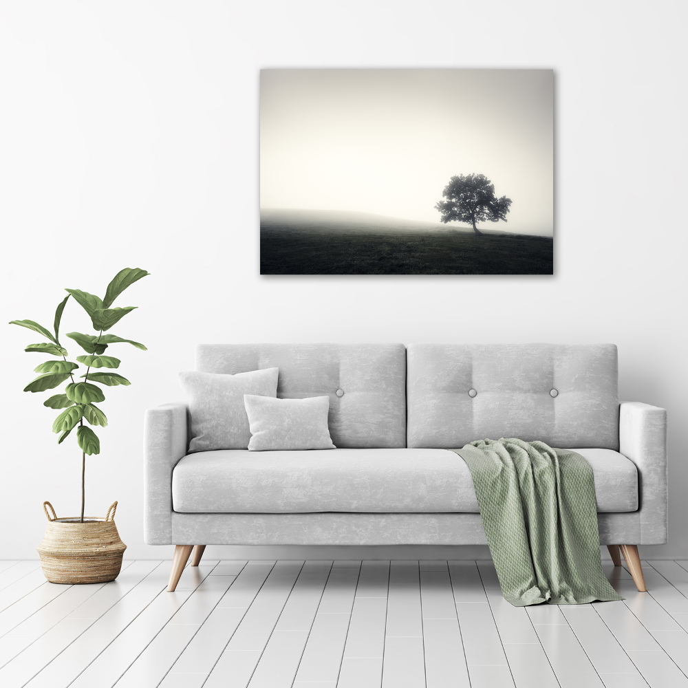 Tableau toile imprimée Arbre solitaire