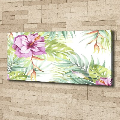 Tableau photo sur toile Les fleurs hawaïennes