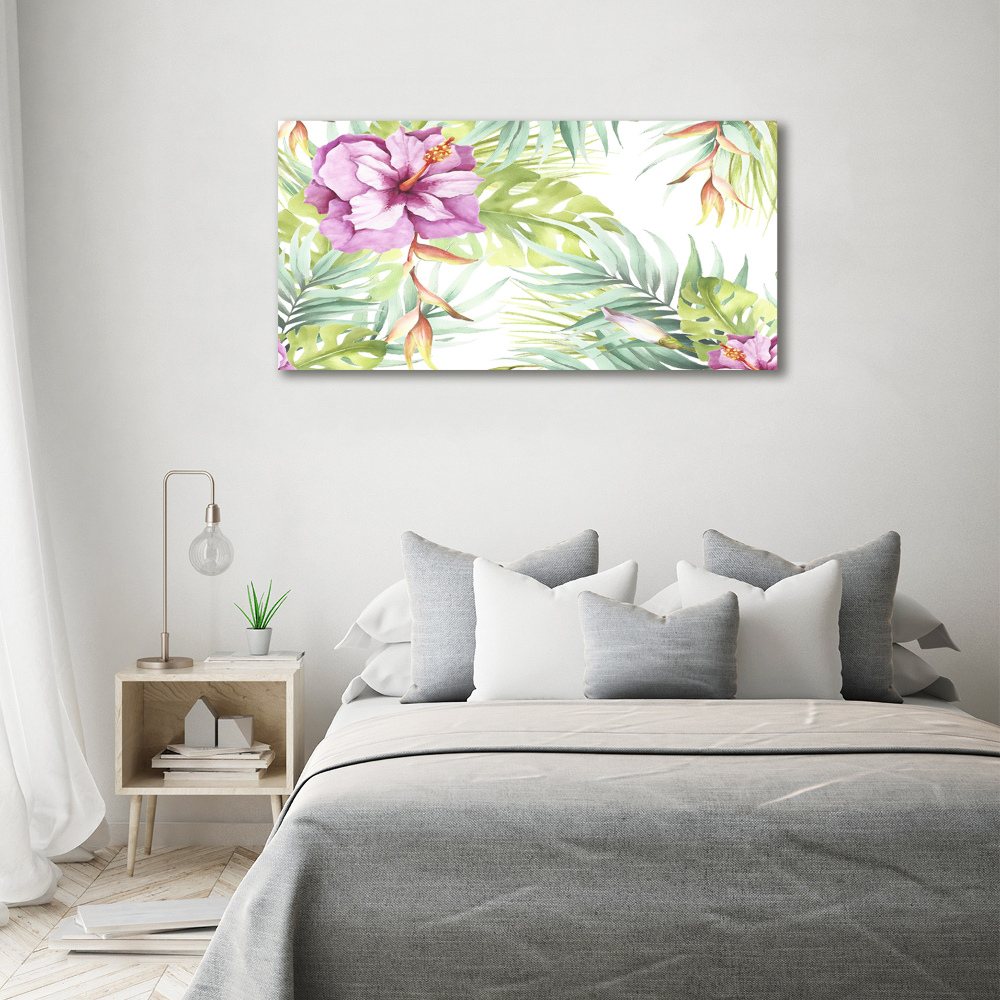 Tableau photo sur toile Les fleurs hawaïennes