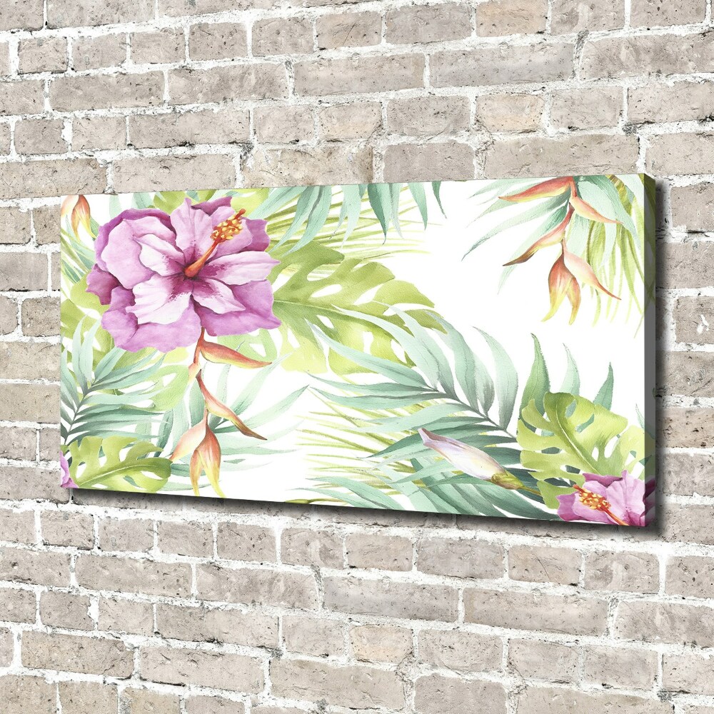 Tableau photo sur toile Les fleurs hawaïennes