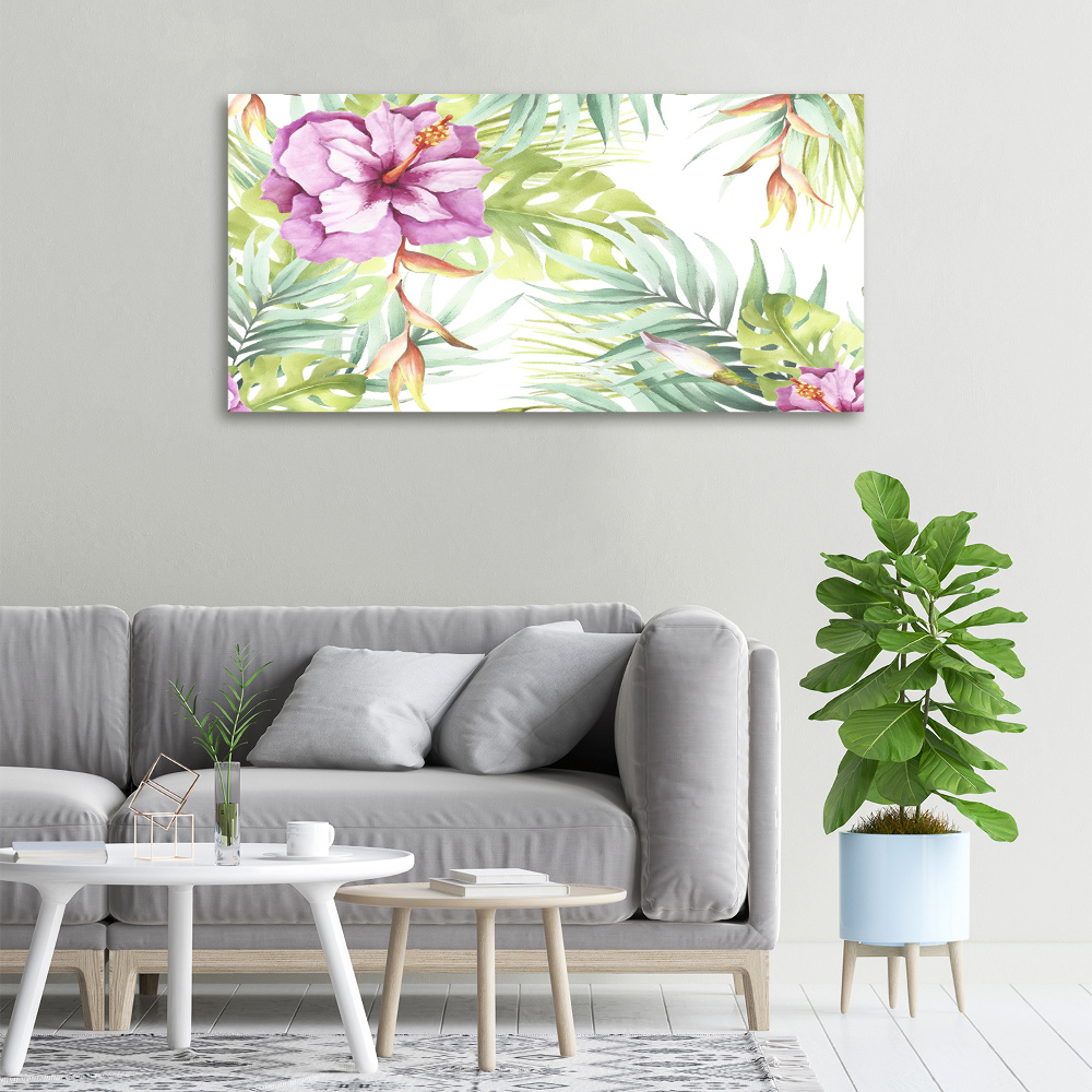 Tableau photo sur toile Les fleurs hawaïennes