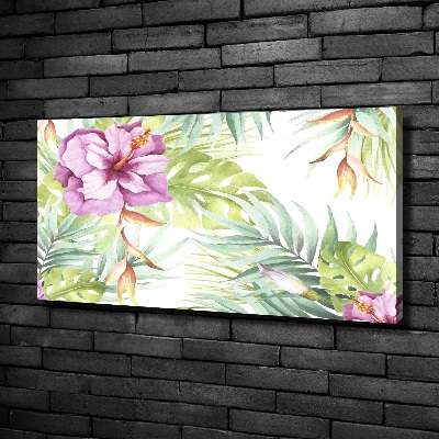 Tableau photo sur toile Les fleurs hawaïennes