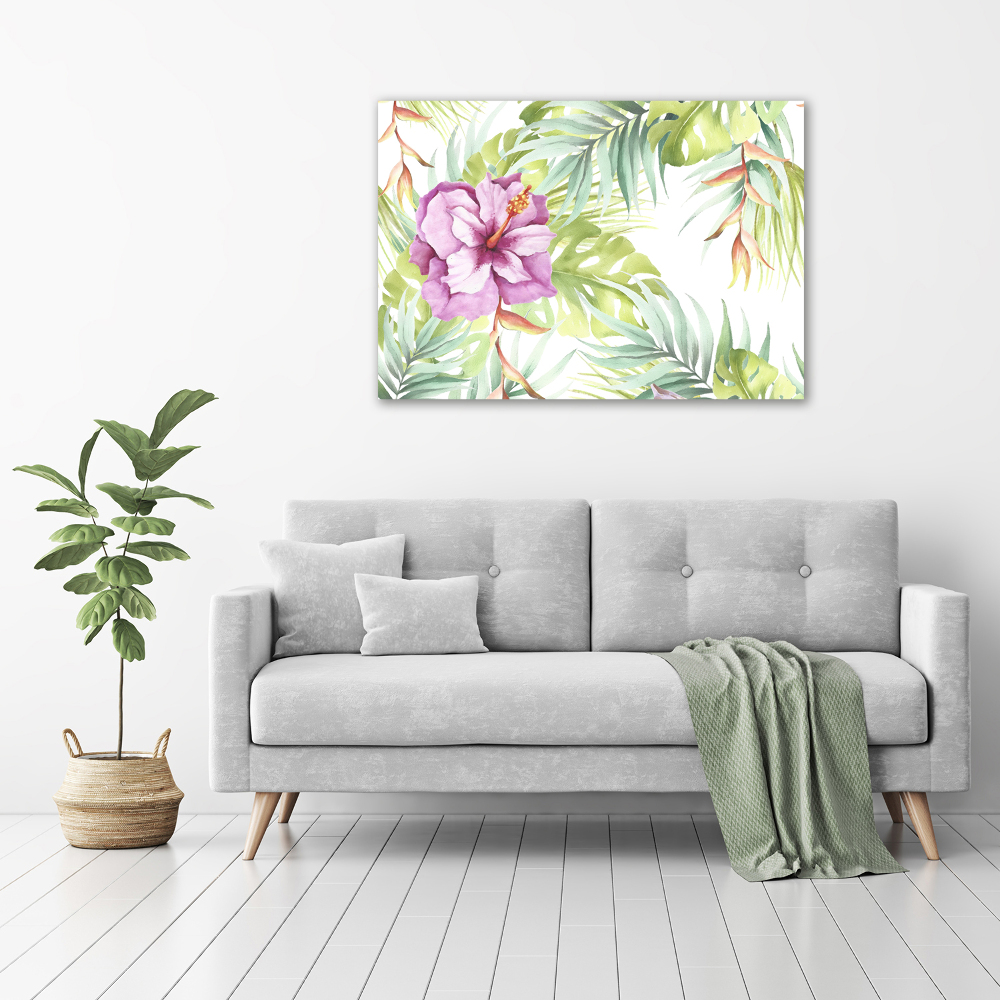 Tableau photo sur toile Les fleurs hawaïennes