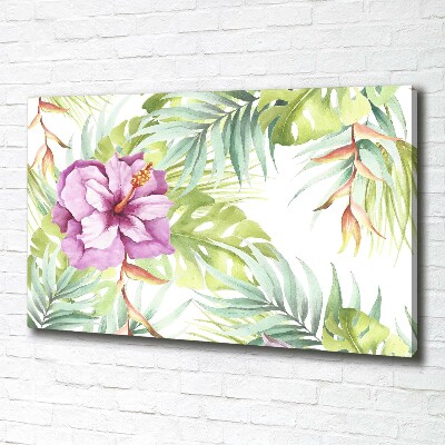 Tableau photo sur toile Les fleurs hawaïennes